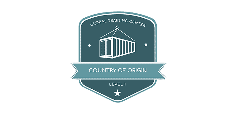 Country of Origin – Level 1