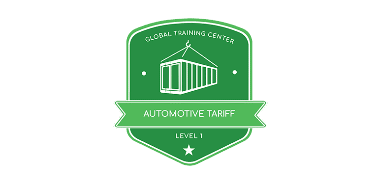 Automotive Tariff – Level 1