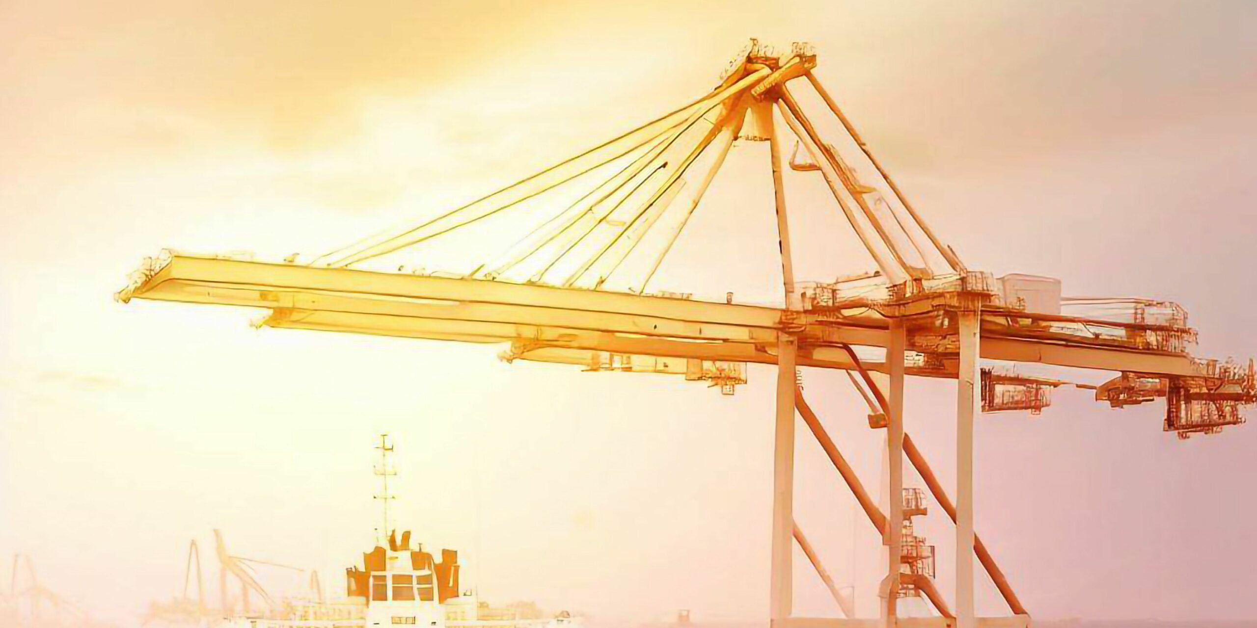 Cranes on ports